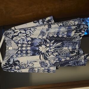 Anthony Richards Navy and White Floral Tunic